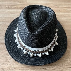 Black Straw Hat